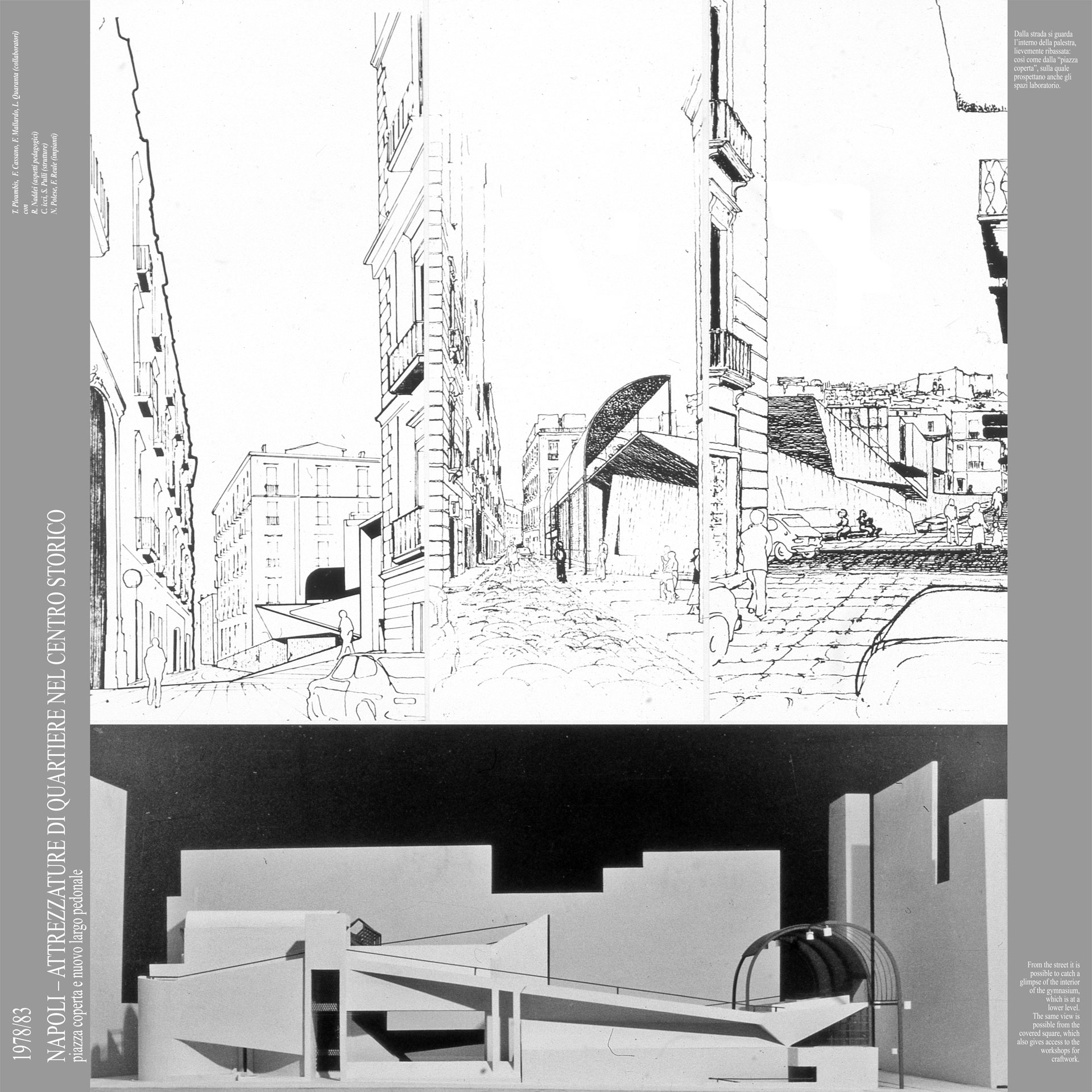 AMBIGUITA’ DELLA FORMA / architettura e dimensione urbana – Napoli – Scuola materna ed attrezzature nel centro storico