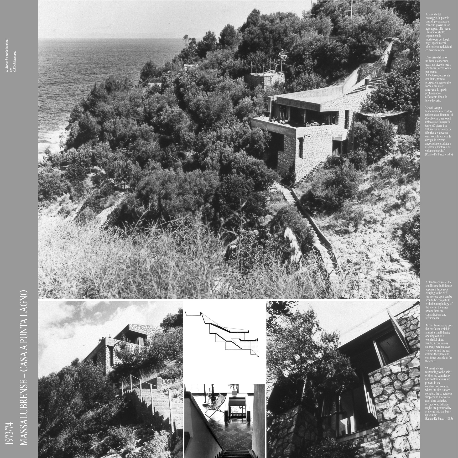 AMBIGUITA’ DELLA FORMA / architettura e dimensione urbana – Massalubrense – Casa a Punta Lagno