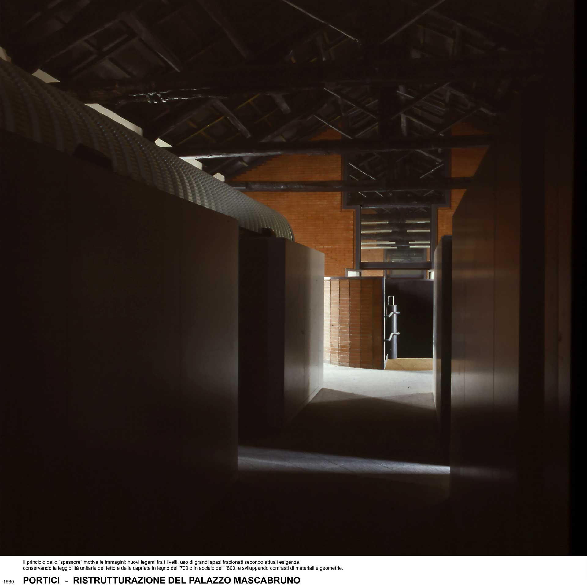 DIALOGHI DI FORME /  reinventare le preesistenze – Portici – Restauro del Palazzo Mascabruno – Università di Napoli / Facoltà di Agraria