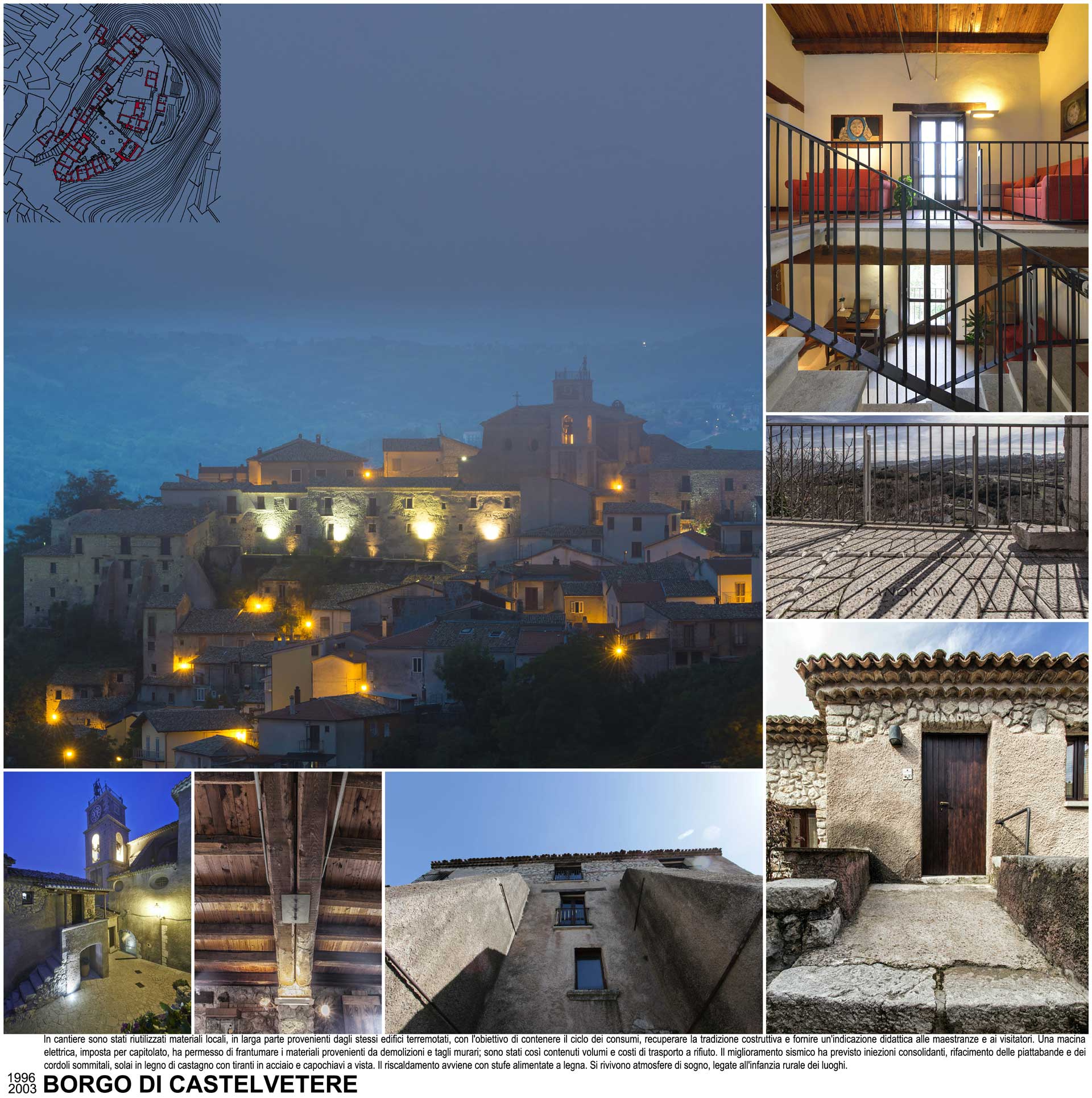 DIALOGHI DI FORME /  reinventare le preesistenze – Borgo di Castelvetere