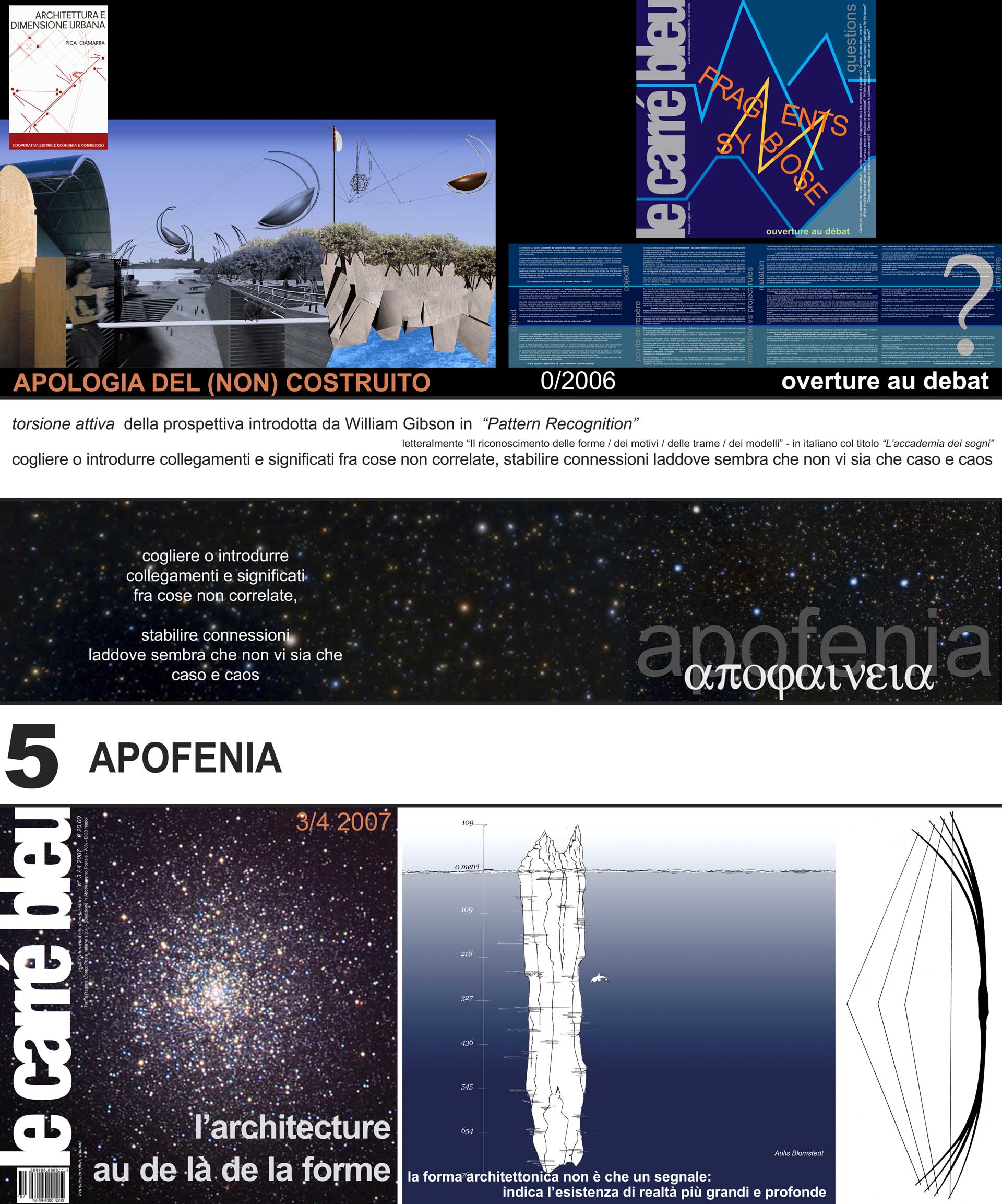 Fuori/dentro l’Università – Apofenia