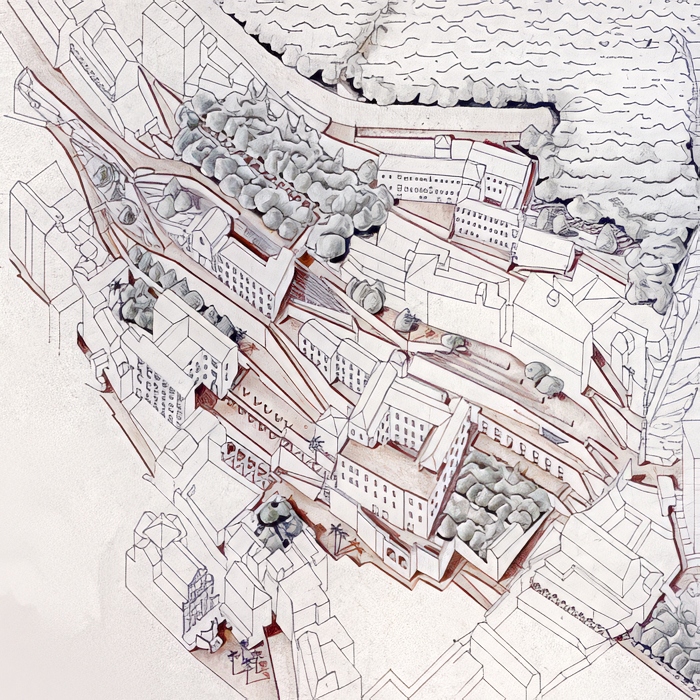 Salerno, Centro storico ed Edifici-Mondo
