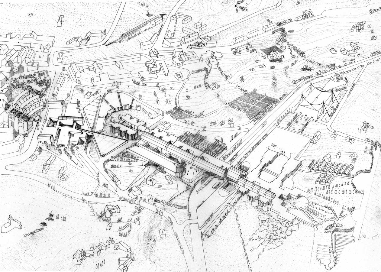 Potenza, Planovolumetrico dell’Università della Basilicata a Macchia Romana